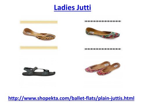 Ladies Jutti