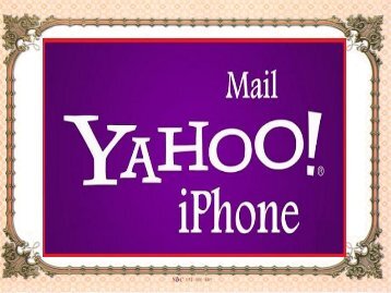 What are the steps to setup Yahoo on iPhone?