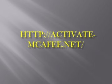 McAfee-Activate