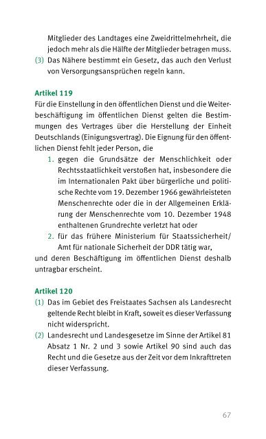 Verfassung des Freistaates Sachsen