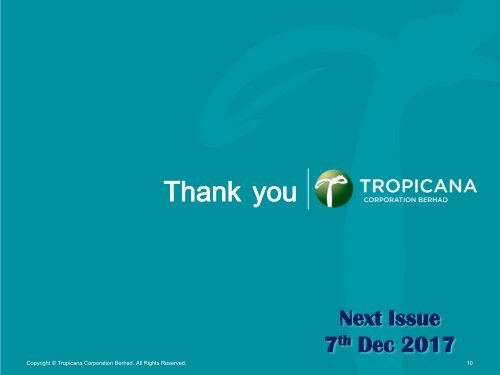 Tropicana Bulletin Issue 47