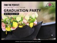 How to Choose the Right Flowers for Graduation Party