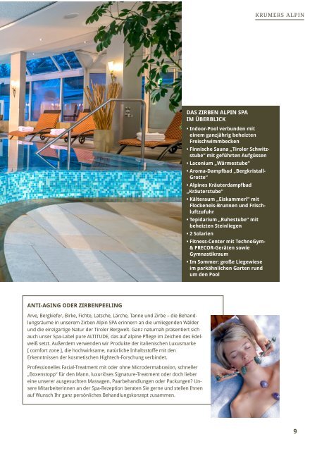 Krumers Alpin Resort | Magazin Deutsch 2017/2018