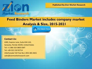 Feed Binders Market