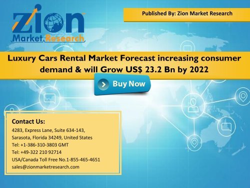 Luxury Cars Rental Market