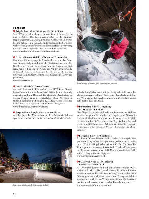 Graubünden Exclusiv – Winter 2017/2018