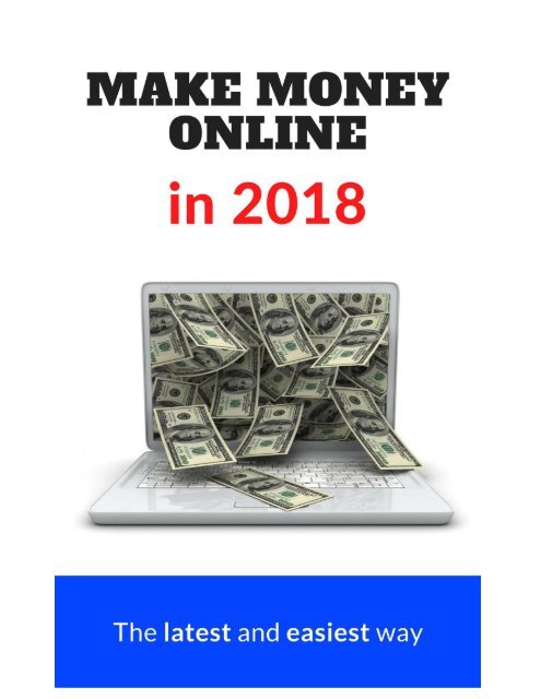 Make Money Online In 2018