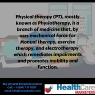 Physical therapists email list