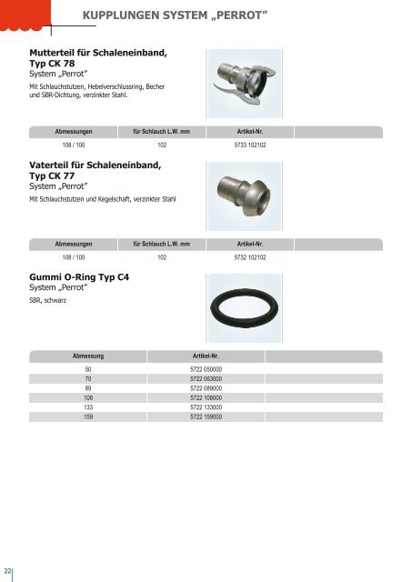 Standard Armaturenkatalog