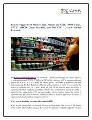 Protein Supplements Market