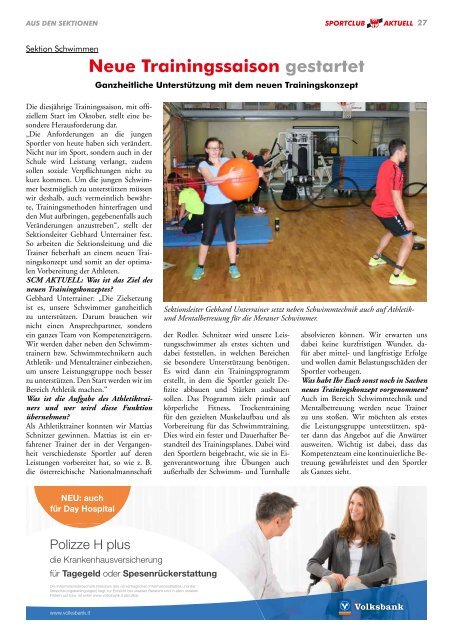 Sportclub Aktuell - Ausgabe Dezember 2017