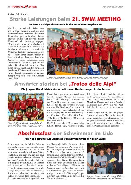 Sportclub Aktuell - Ausgabe Dezember 2017