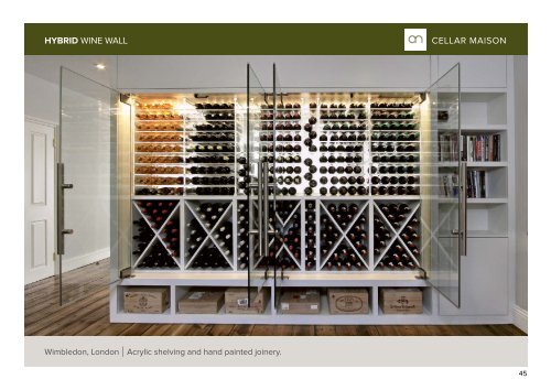 Cellar Maison Bespoke Wine Cellar Portfolio