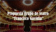 Proyecto Grupo de teatro Francisco Gavidia