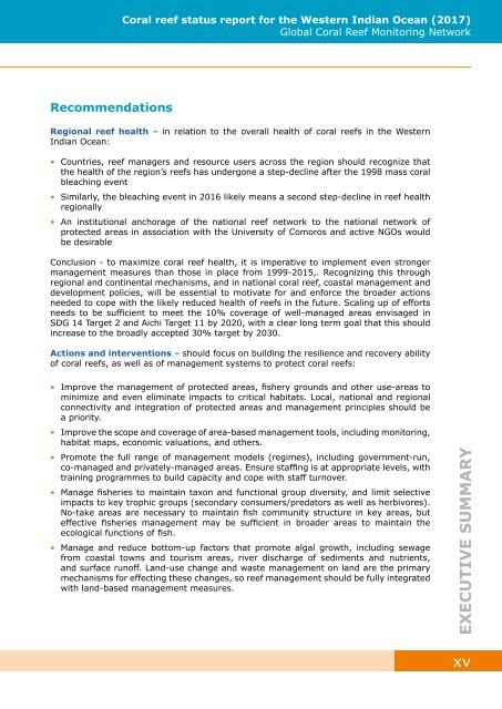 GCRMN_COI_2017-Western Indian Ocean Reef Status