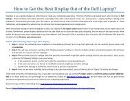 How To Get The Best Display Out Of The Dell Laptop?