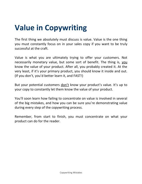 Copywriting Guide - Why Copywriting Matters