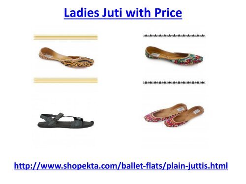 ladies juti price