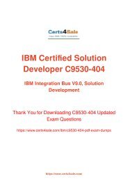 [2017] C9530-404 Exam Material - IBM C9530-404 Dumps