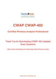 [2017] CWAP-402 Exam Material - CWNP CWAP-402 Dumps