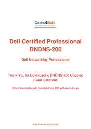 [2017] DNDNS-200 Exam Material - Dell DNDNS-200 Dumps