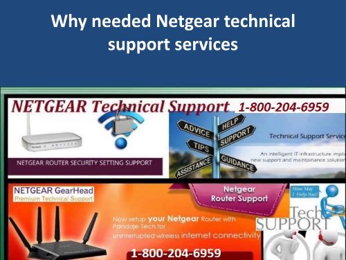 1-800-204-6959 Netgear Router Support Number