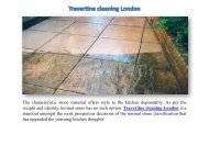 Travertine cleaning London