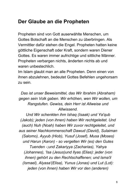 Leseprobe "Glaube & Gottesdienst im Islam" von Andrea Mohamed Hamroune