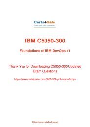 [2017] C5050-300 Exam Material - IBM C5050-300 Dumps