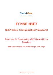 [2017] NSE7 Exam Material - FORTINET NSE7 Dumps