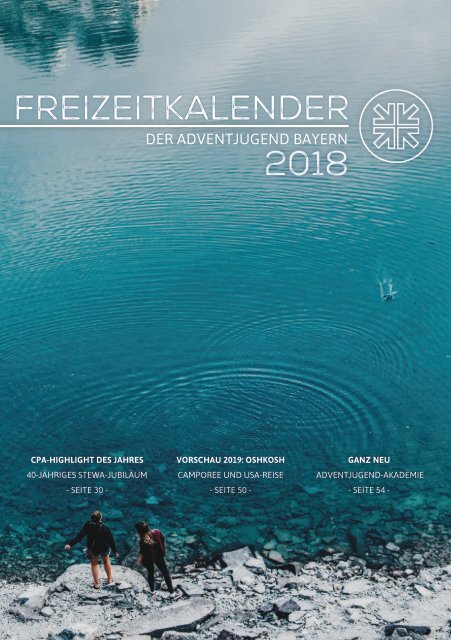 Freizeitkalender 2018 der Adventjugend Bayern