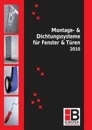 Dichtungssysteme für Fenster & Türen - Klaus Baubeschläge GmbH