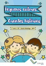 Livro de Histórias do 1º ano A - Unidade Botafogo - Ano 2017