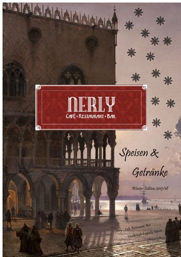 Winterkarte &#039;Nerly&#039; Speisen & Getränke 2017-18