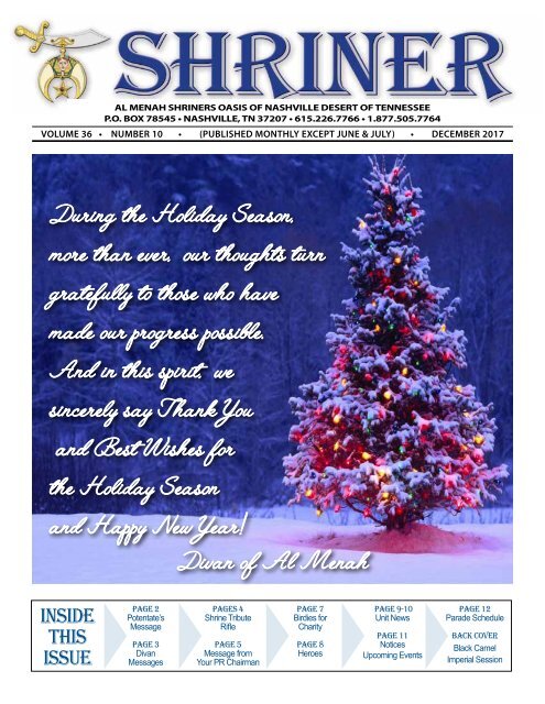 SHRINER DECEMBER 2017