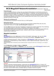 MegaSoft Netzwerksinstallation - BCS-Linke Computer Systeme