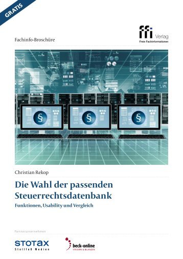 Die Wahl der passenden Steuerrechtsdatenbank - Funktionen, Usability und Vergleich