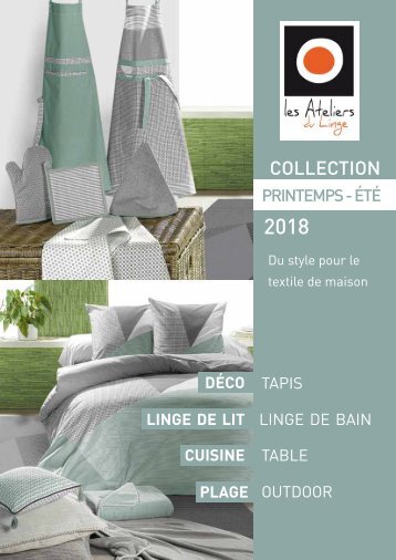 Catalogue Les Ateliers du Linge Printemps-Éte 2018