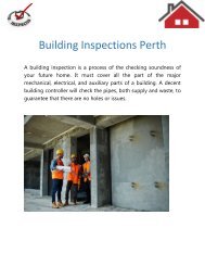 Building Inspections Perth