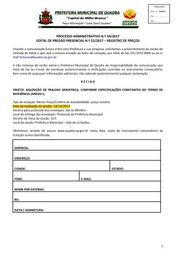 Edital PMQ PP 22_2017_Registro de Preços de fraldas geriatricas_exclusivo MEPs