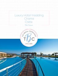 2. Chania Photos - Luxury hotel Wedding