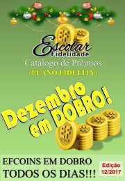 Catálogo Escolar Fidelidade (Plano Fidelity) - Dezembro 2017