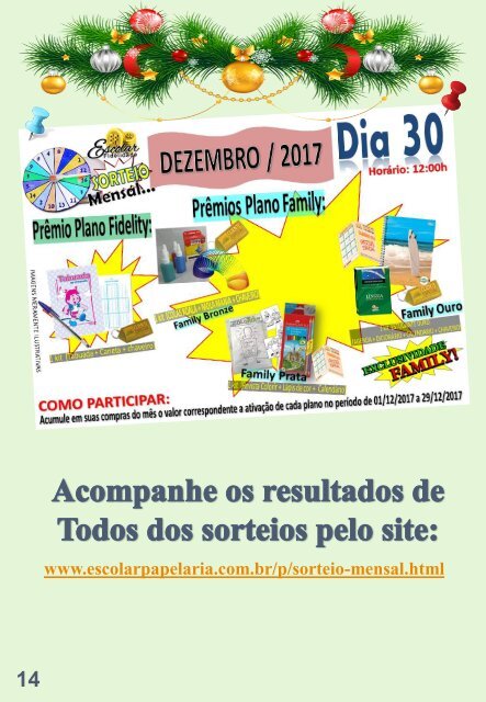 Catálogo Escolar Fidelidade (Plano Fidelity) - Dezembro 2017