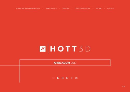 Exhibition Stands by HOTT3D on AfricaCom 2017