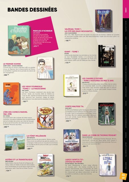 Catalogue fnac Fin d'année 2017