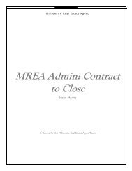 MREA - Contract to Close
