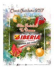 Menú Navideño 2017 