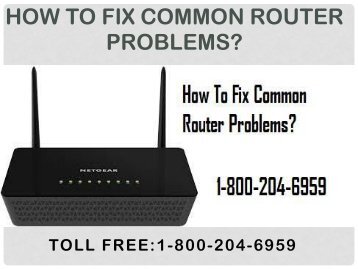 Call 18442003971 To Fix Common Router Problems