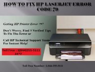 1(800)576-9647 How to Fix HP LaserJet Error code 79