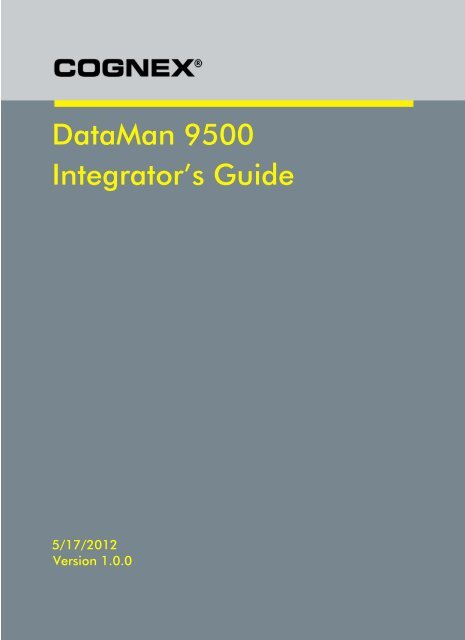 DataMan 9500 Integrator's Guide - Bci GmbH